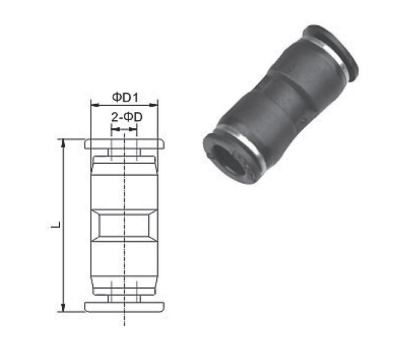 Mini Quick Push-In Fittings QM I